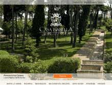 Tablet Screenshot of casaisabella.it